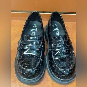 Art Class Black Dress Shoes with Sparkle Finish